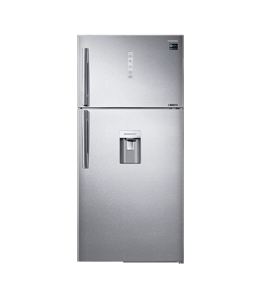 SAMSUNG 629L Frost Free Top Freezer Bottom Fridge Combination Fridge With Water Dispenser - Silver