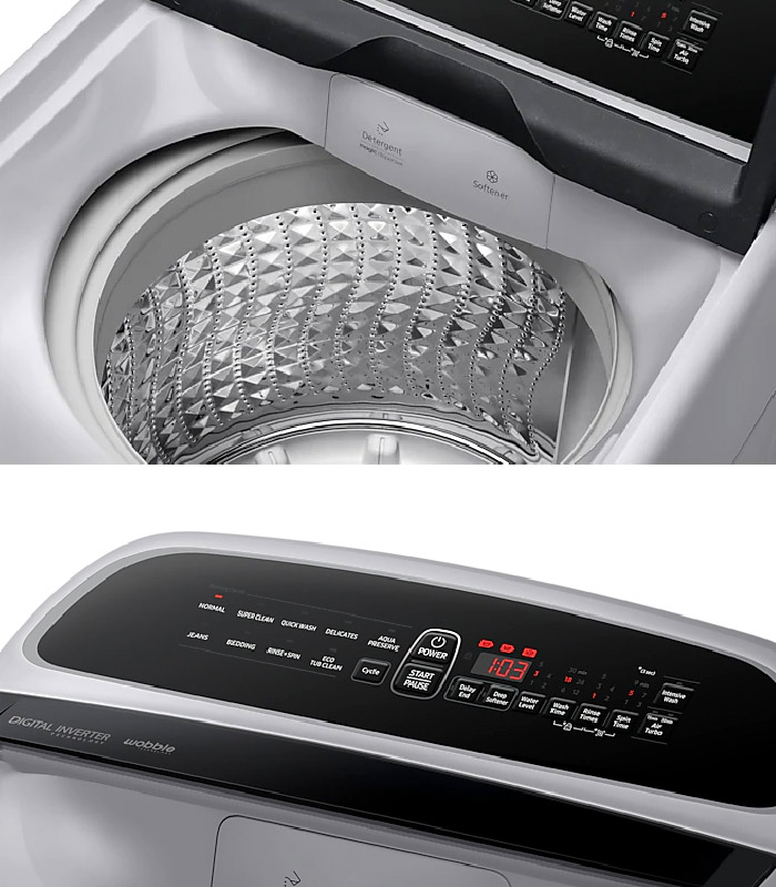 13Kg Top Loader Washing Machine - Lavender Grey - WA13T5260BY